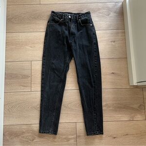 Zara High Waisted Denim Pants -Size 0